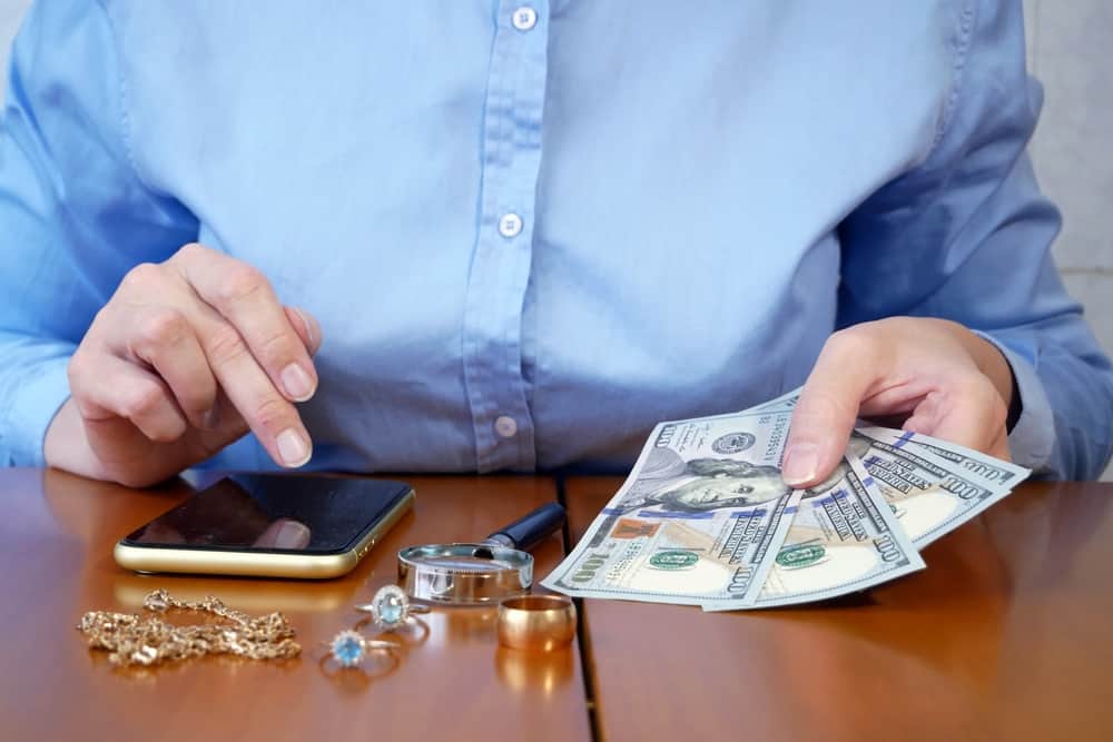 Guy Verifying Jewelry